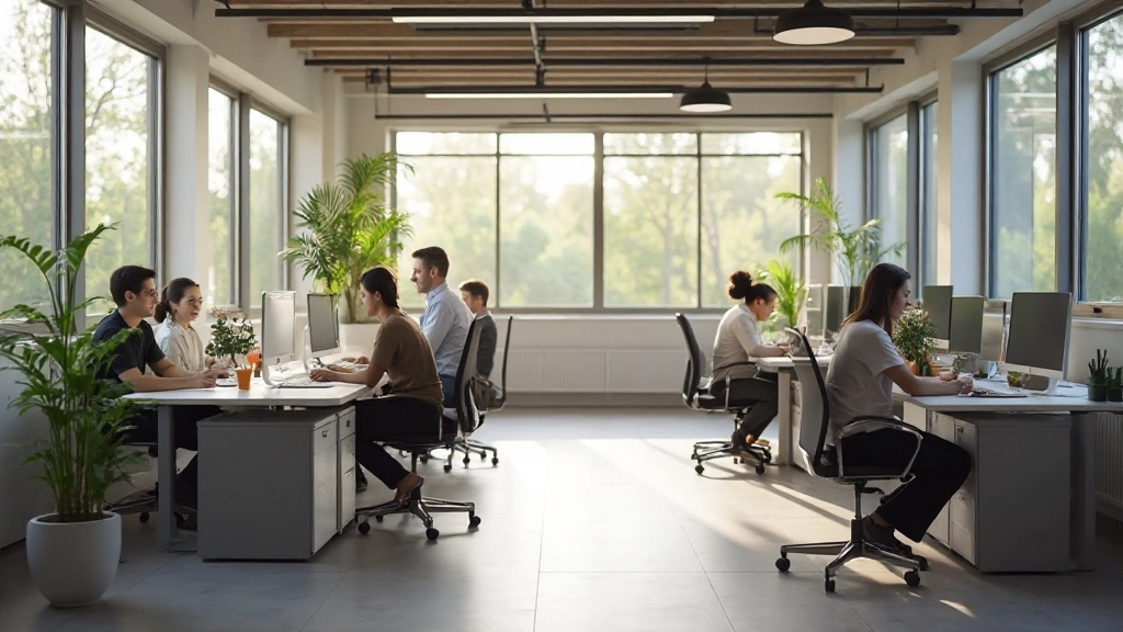 Werkplek energie analyse kantoor